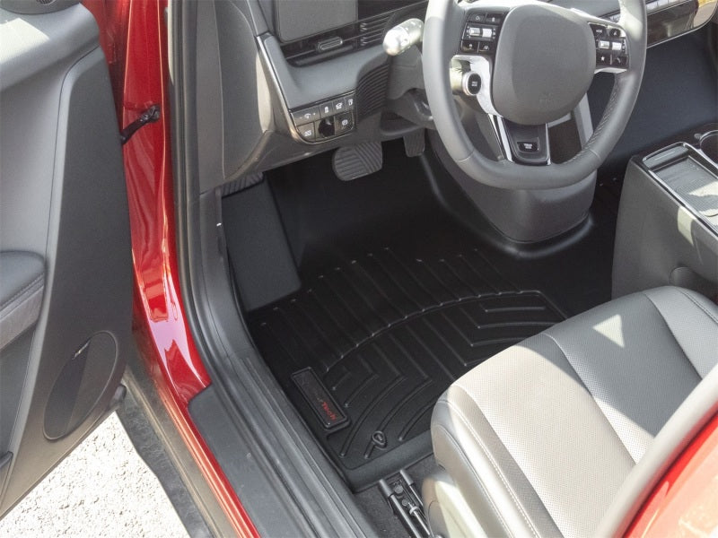 WeatherTech 25-26 Hyundai Ioniq 5 1st Row Front FloorLiner-Over The Hump - Black Secondary image