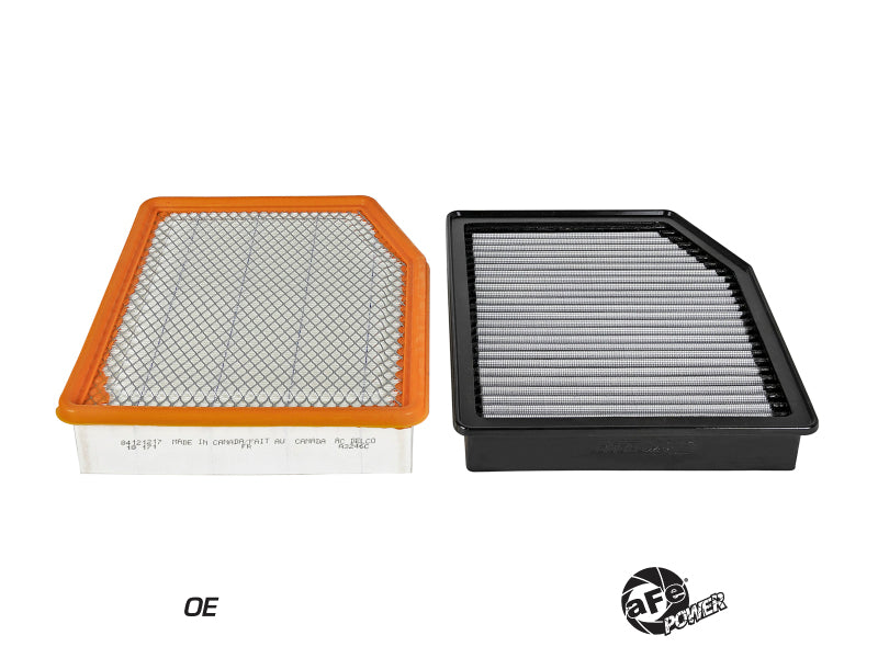 aFe MagnumFLOW Pro DRY S OE Replacement Filter 2019 GM Silverado/Sierra 1500 V6-2.7L/4.3L/V8-5.3 Secondary image