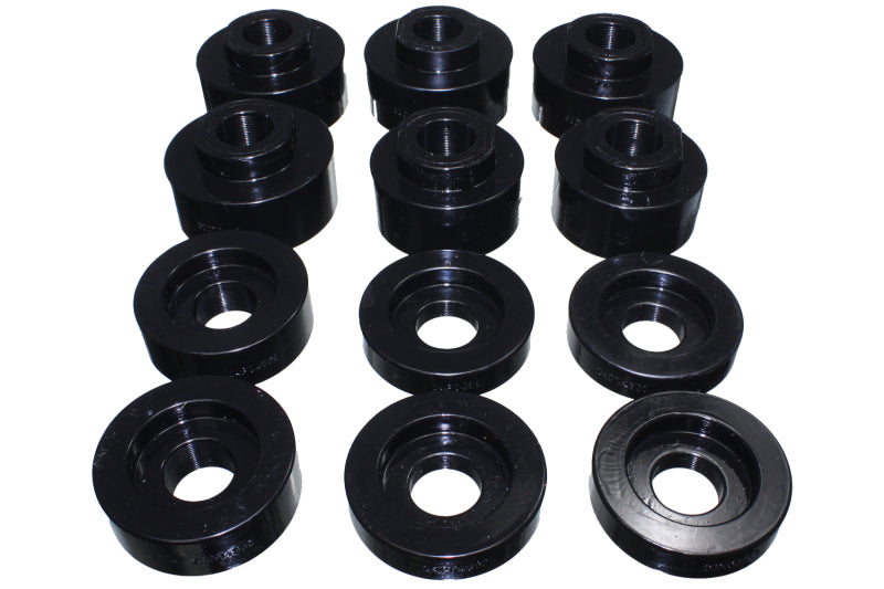Energy Suspension 08-16 Ford F-250/F-350/F-450/F-550 Super Duty STD/Super Cab Black Body Mount Set Main image