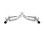 Borla 10-11 Chevy Camaro SS Coupe/Convertible 6.2L 8cyl SS S-Type Exhaust (REAR SECTION ONLY)