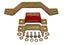 Energy Suspension 99-04 Ford Mustang 4.6L V8 Red Transmission Mounts and hardware components