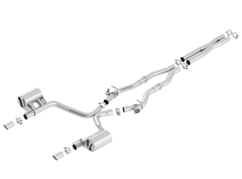 Borla 2017 Dodge Charger R/T 5.7L ATAK Catback Exhaust w/o Tips (w/MDS Valves ONLY) exhaust system components