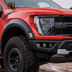 Rigid Industries 2021+ Ford Raptor Triple Fog Lights Kit on truck