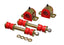 Energy Suspension 95-00 Toyota Pickup 2WD (Exc T-100/Tundra) Red 25mm Front Sway Bar Bushing Set for offroad parts