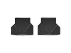 WeatherTech 04-10 BMW 5-Series Rear Rubber Mats - Black