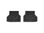 WeatherTech 04-10 BMW 5-Series Rear Rubber Mats - Black