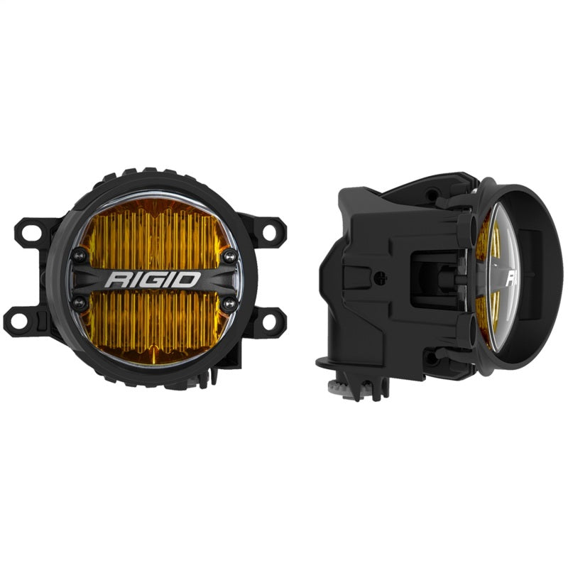 Rigid Industries 2014+ Toyota Tundra & 4Runner / 2016+ Tacoma 360-Series PRO SAE Fog Kit - Yellow Main image