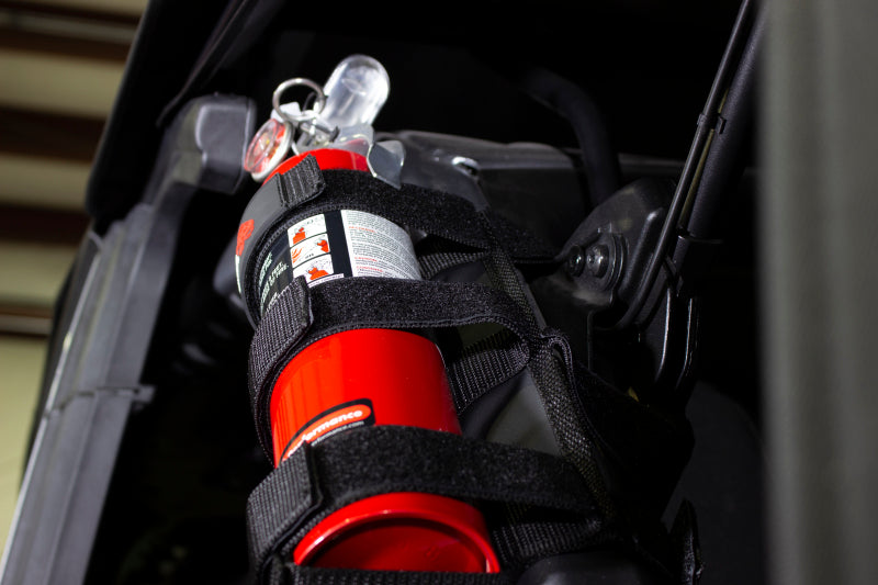 Fishbone Offroad Padded Roll Bar Black Fire Extinguisher Holder Secondary image