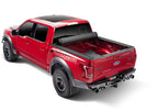 BAK 17-21 Honda Ridgeline Revolver X4s 5.4ft Bed Cover on red Ford Raptor truck.