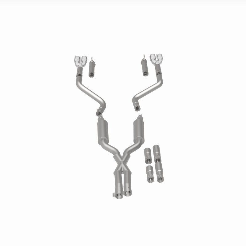 MagnaFlow 2017+ Dodge Challenger 409 SS Polished 3in Quad Tips Cat-Back Exhaust components for performance upgrades