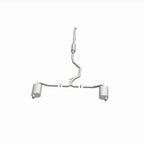 MagnaFlow CatBack 2018 Honda Accord L4 2.0LGAS 2.5in Dual Outlet Stainless Street Series Exhaust system image.