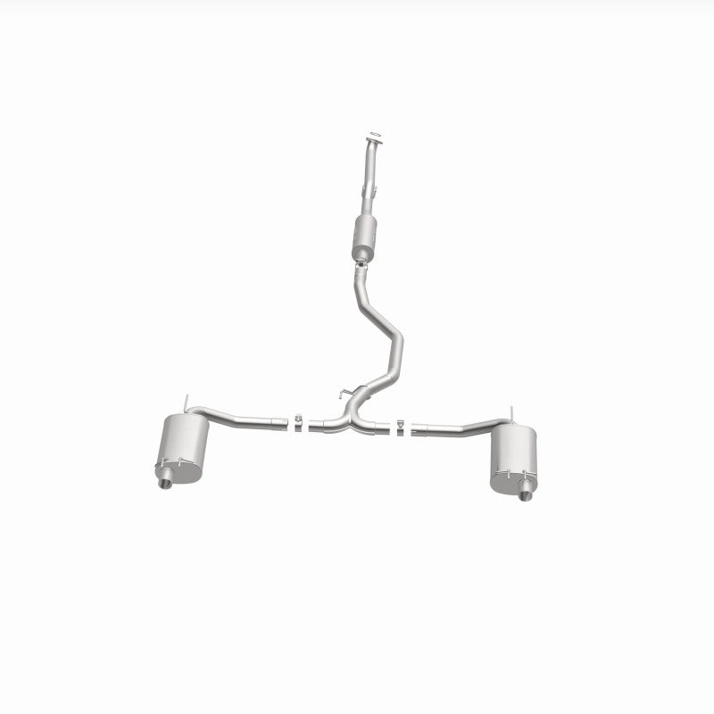 MagnaFlow CatBack 2018 Honda Accord L4 2.0LGAS 2.5in Dual Outlet Stainless Street Series Exhaust system image.