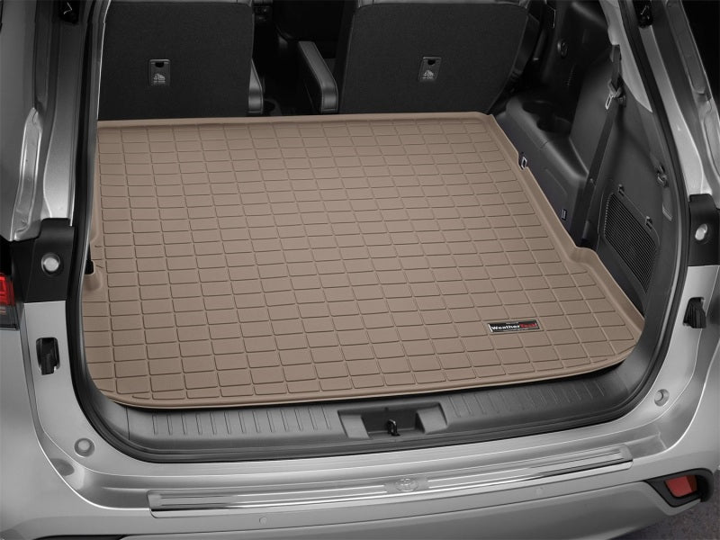 WeatherTech 2020+ Toyota Highlander Cargo Liners - Tan Secondary image