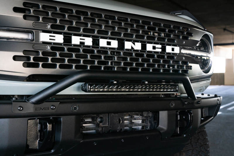 DV8 Offroad 2021-2022 Ford Bronco Bull Bar - Black with LED light