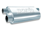 Borla Universal Oval Transverse Single 3in Inlet/2.5in Outlet 19in x 10.25in x 5.5in Turbo Muffler for offroad performance upgrades