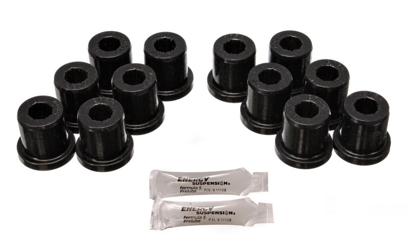 Energy Suspension 81-89 Toyota FJ40/FJ60 Landcruiser 2/4WD Blk Front Leaf Spring Bushing Set for offroad upgrades