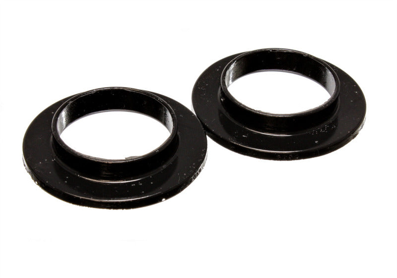 Energy Suspension Universal 2 3/16in ID 3 1/2in OD 11/16in H Black Coil Spring Isolators (2 per set) for suspension lift kits