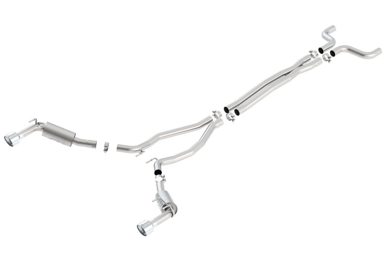 Borla 14-15 Chevy Camaro SS 6.2L V8 Single Split Rear Exit ATAK Catback Exhaust for performance offroad parts