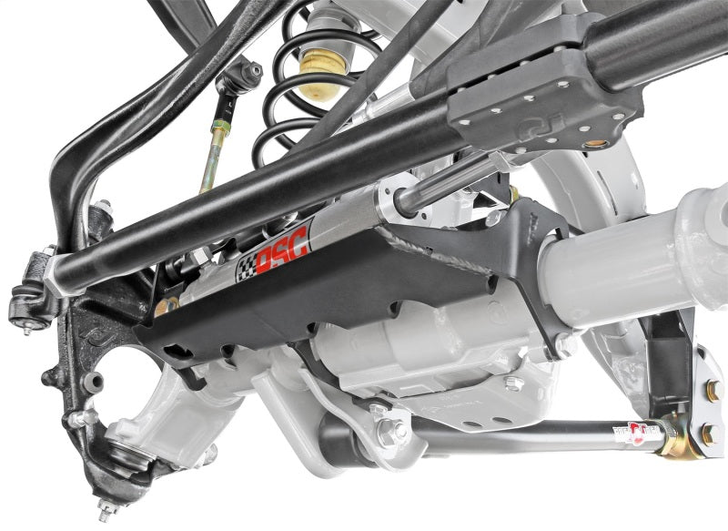 RockJock JL/JT Currectlync High Steer Front Trac Bar Relocation and Ram Assist Steering Mount Secondary image
