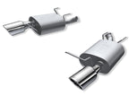 Borla 11-14 Ford Mustang Coupe/Convertible 2dr S-Type SS Exhaust features bright chrome tips and premium T-304 stainless steel.