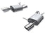 Borla 11-14 Ford Mustang Coupe/Convertible 2dr S-Type SS Exhaust features bright chrome tips and premium T-304 stainless steel.