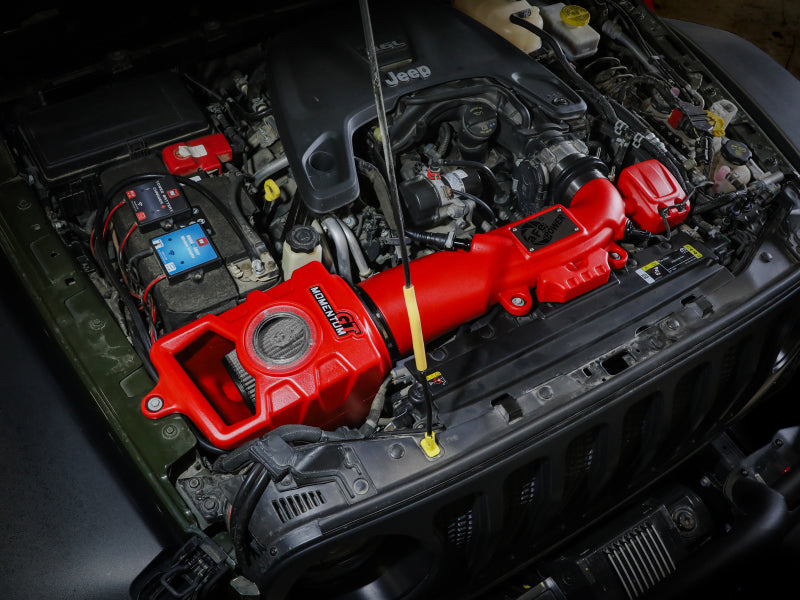 aFe Momentum GT Pro DRY S Cold Air Intake System 2018+ Jeep Wrangler (JL) V6 3.6L (Red Edition) Secondary image