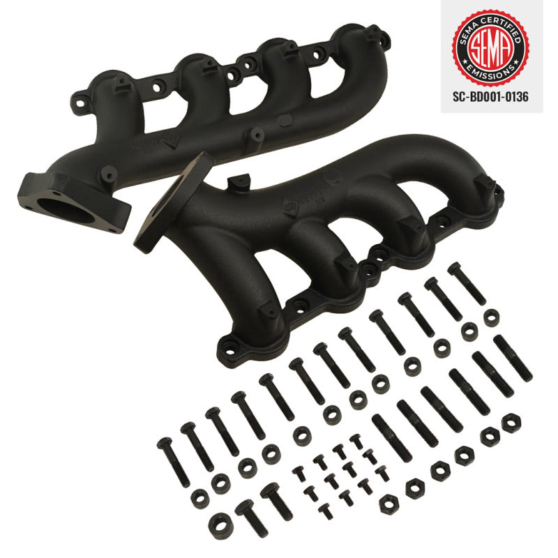 BD Diesel Exhaust Manifold Kit - 02-13 Chevy Silverado 1500 & GMC Sierra 1500 V8 Secondary image