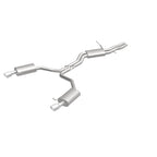 MagnaFlow Sys C/B 12-15 Audi A6 / A7 3.0L V6 SS 2.5in Dual Split Rear Ext 4in Tips exhaust system for performance upgrades.
