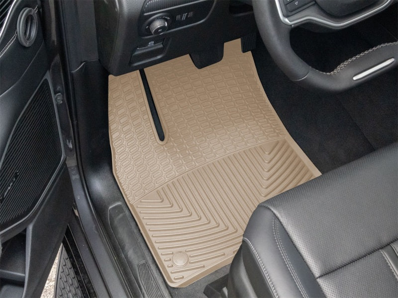 WeatherTech 22-26 Jeep Grand Wagoneer 1st Row Front All-Weather Floor Mats - Tan Secondary image