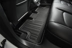 3D MAXpider 2020-2022 Tesla Model 3 Elitect 1st & 2nd Row Floormats - Black installed in vehicle