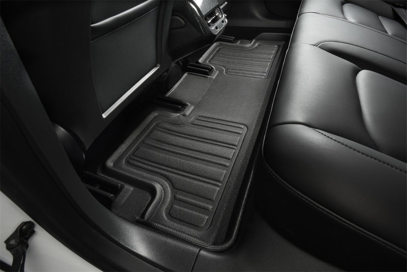 3D MAXpider 17-21 Tesla Model X Folding 7-Seat Elitect 1st 2nd 3rd Row - Floor Mat Set (Black) Secondary image