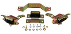 Energy Suspension 99-04 Ford Mustang 4.6L V8 Black Motor & Transmission Mount Set components and hardware.