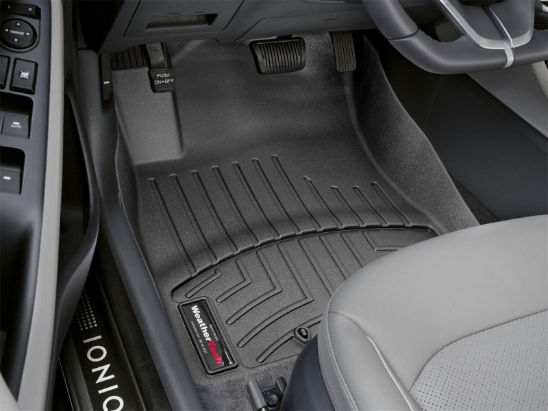 WeatherTech 2017+ Hyundai Ioniq Front FloorLiner - Black (Hybrid and Electric Models) Secondary image
