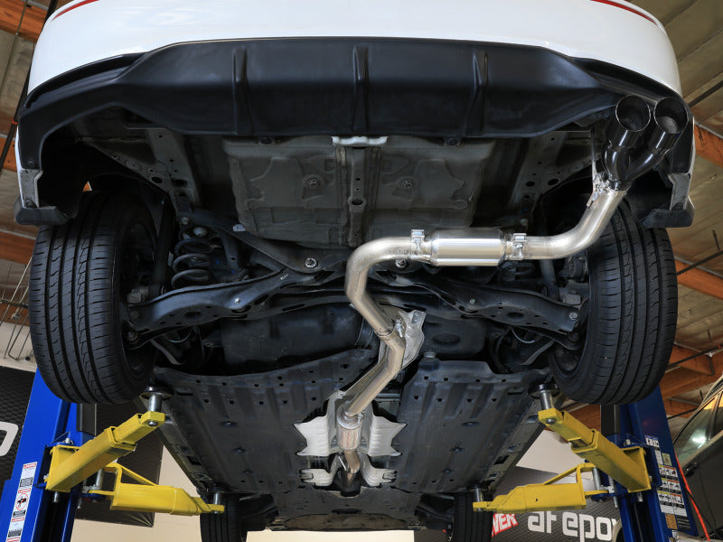 aFe POWER Takeda 2.5in 304 SS Cat-Back Exhaust w/ Black Tips 22-25 Honda Civic L4-2.0L Secondary image