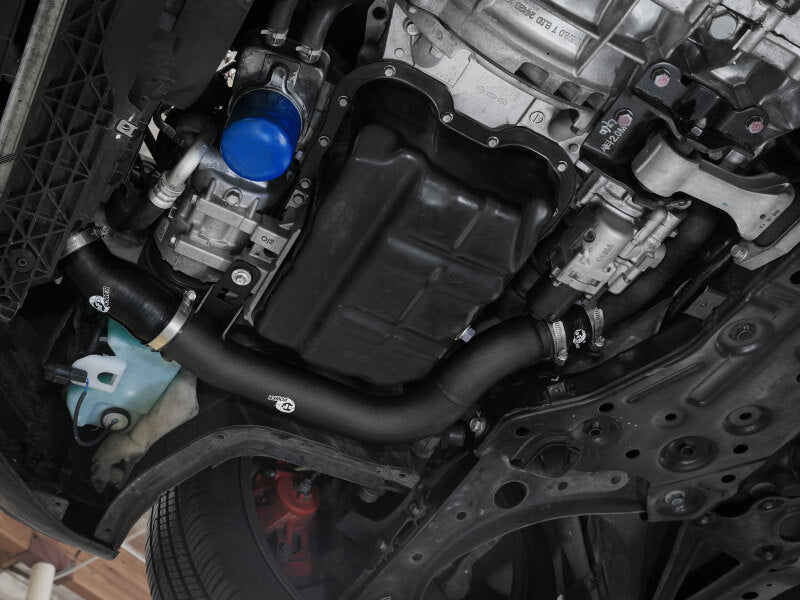 AFE 19-22 Hyundai Veloster N BladeRunner Aluminum Hot & Cold Charge Pipe Kit - Black Secondary image