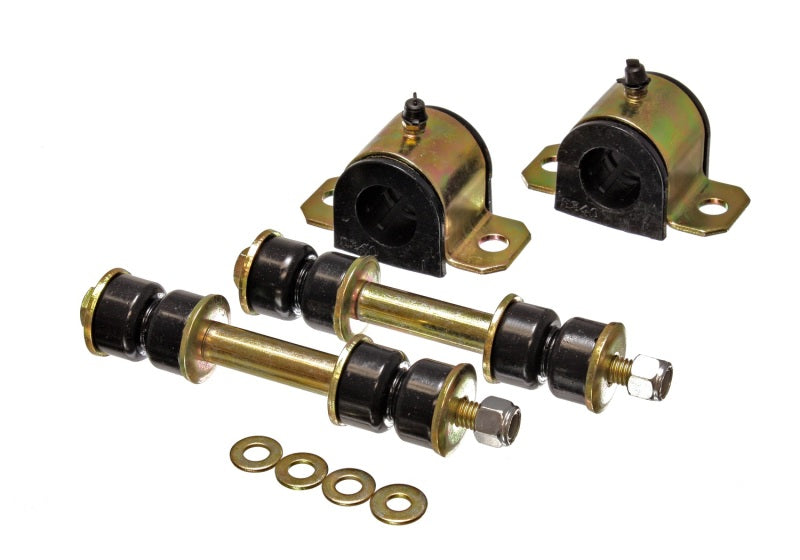 Energy Suspension 95-00 Toyota Pickup 2WD (Exc T-100/Tundra) Black 25mm Front Sway Bar Bushing Set Main image