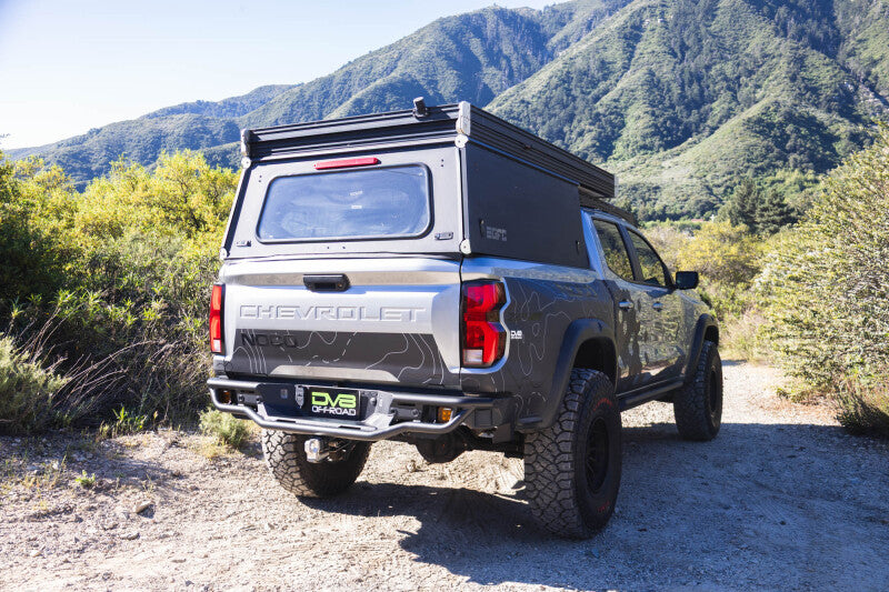 DV8 Offroad 23-26 Chevrolet Colorado/GMC Canyon Tube Rear Bumper - Micro Texture Black Powder Coat Secondary image