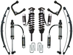 ICON 05-15 Toyota Tacoma 0-3.5in/16-17 Toyota Tacoma 0-2.75in Stg 10 Suspension System w/Tubular Uca parts laid out