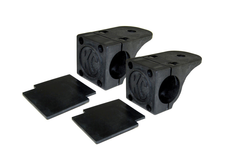 KC HiLiTES Universal Tube Clamp Light Mount Bracket Set / 1.25in. to 1.5in. Bar (Pair) for offroad lighting Main image