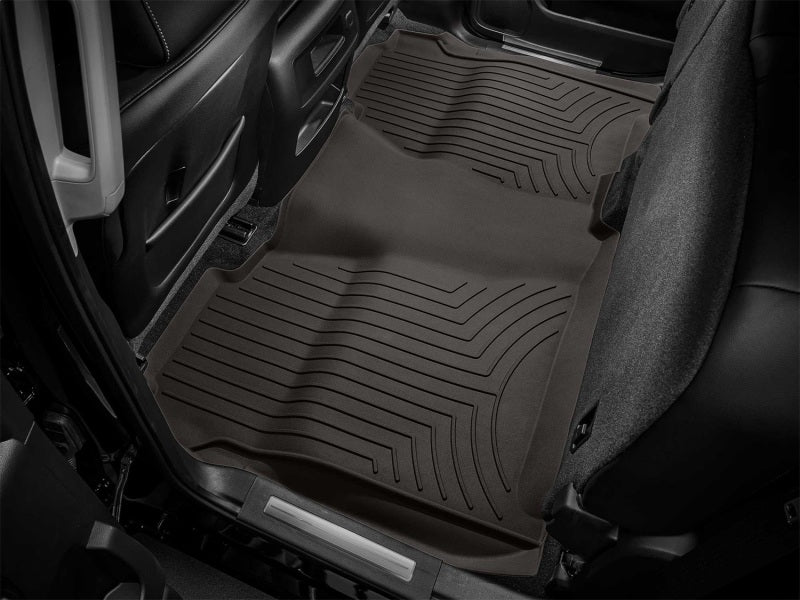 WeatherTech 15-19 GMC Sierra / Sierra Denali 2500HD / 3500HD (Crew Cab) Rear FloorLiner HP - Cocoa Secondary image