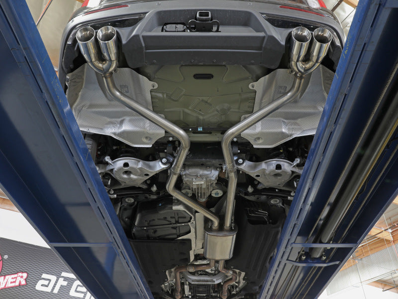 aFe MACH Force-Xp 2.5in. 304 SS C/B Exhaust 20-21 Ford Explorer V6-3.0L - Polished Tip Secondary image