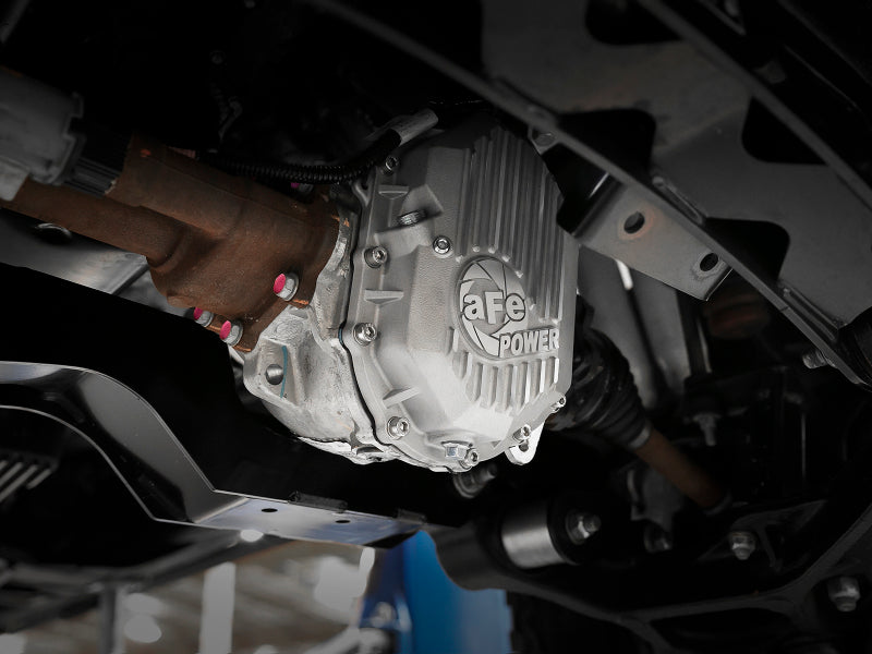aFe Power 11-18 GM 2500-3500 AAM 9.25 Axle Front Differential Cover Raw Machined Street Series Secondary image