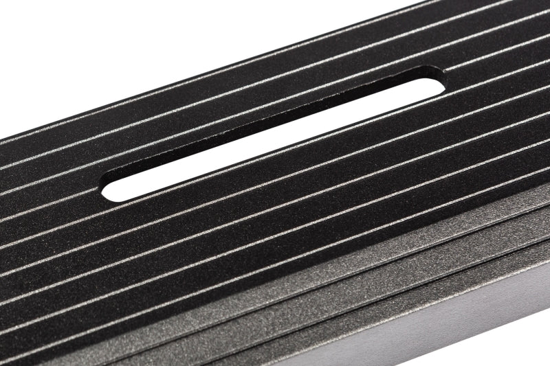 KC HiLiTES Universal 50in. Overhead Xross Bar Light Mount (Bar Only/Req. Mount Brackets) - Black close-up of textured surface