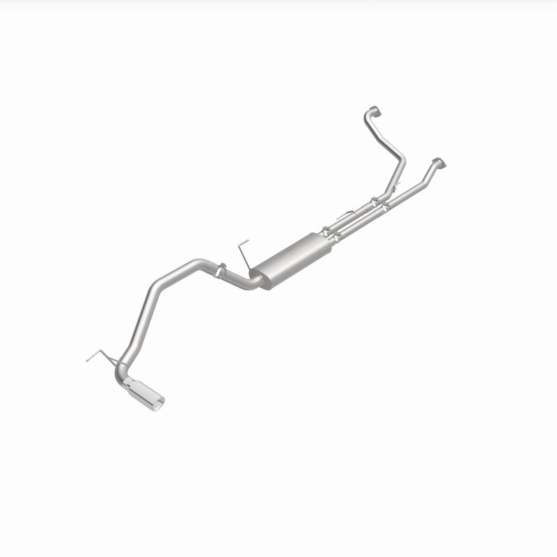 MagnaFlow CatBack 07-15 Nissan Titan V8 LGAS/LFLEX Single MF Polished Stainless Exhaust
