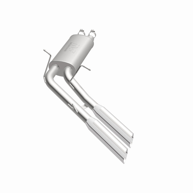MagnaFlow 99-04 Ford F-150 V8 5.4L Supercharged Lightning SS Cat-Back Exhaust viewed from the side.