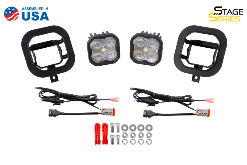 Diode Dynamics SS3 Pro Type SD Kit ABL - White SAE Fog Secondary image