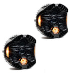 Baja Designs DOT LP6 LED Auxiliary Light Pod (Amber DRL) - Pair, offroad lighting for trucks and Jeeps