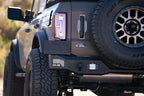 DV8 Offroad 21-22 Ford Bronco MTO Series Rear Bumper with offroad lighting