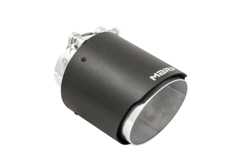MBRP Universal Carbon Fiber Dual Wall Tip 4.5in OD/3in Inlet/6.13in L Secondary image
