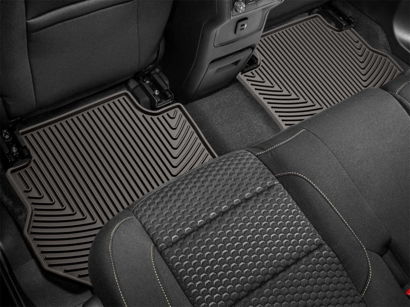 WeatherTech 17+ GMC Acadia / Acadia Denali Rear Rubber Mats - Cocoa Secondary image